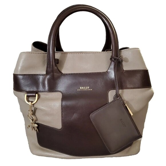 Bally Handbags - Bally Goat Skin Leather Handbag PINA-MD Tote Satchel Shoulder Swiss Made Vintage